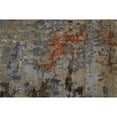 thumbnail image 3 of Alora Decor Noble 8' x 10' Abstract Blue/Blue/Brown/Orange Hand Knot Area Rug, 3 of 4