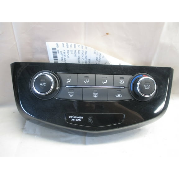 Pre-Owned 2017 2018 2019 2020 Nissan Rogue AC Heater Temperature Control Unit OEM (Good)