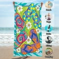 thumbnail image 3 of Uiz Merueh Beach Towels Clearance Oversized Beach Towels Extra Large Microfiber Sand Free Towels for Adult Quick Dry Travel Camping Beach Accessories Vacation Essential Gift, 3 of 6