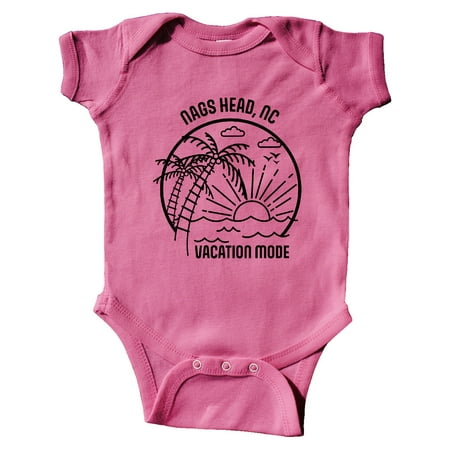 

Inktastic Summer Vacation Mode Nags Head North Carolina Gift Baby Boy or Baby Girl Bodysuit