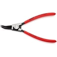 thumbnail image 1 of KNIPEX 46 31 A22 Pinza para anillos de retención exteriores de ejes en ángulo de 45ø recubierto de plástico acabado pavonado 185 mm, 1 of 3