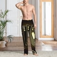 thumbnail image 2 of Sikiie Casino Cards 1 Pajama Pants Men, PJ Bottoms, Sleep & Lounge Pants-Small, 2 of 6