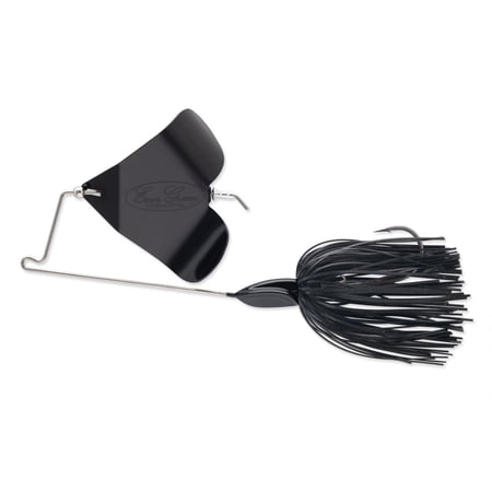 Evergreen LB-38-48 Loud Buzz 3/8 Oz Black/Black Blade Bait Fishing Lure