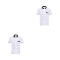 thumbnail image 1 of Sonducket Uniformes de Chef para mujer, abrigo de Chef de manga corta, chaqueta de trabajo resistente al desgaste con doble botonadura, ropa de Type1 NO1, 1 of 6
