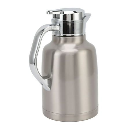 

Thermal Coffee Pot Leakage Proof Thermal Tea Pot For Home Yellow Silver