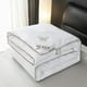 thumbnail image 5 of Yuarrent Colcha de verano, reemplazo de Color sólido, estampado suave, transpirable, mantenimiento cálido, ropa de cama cepillada, accesorios Juegos de cama Blanco, 5 of 6
