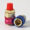 thumbnail image 4 of Adaptadores Ajustables R134A, Acoplamiento Rápido Alto-Bajo, Conector De Manguera De Manómetro De Aire Acondicionado De Coche Ac De 44565 Pulgadas 1 Par seitruly VI006819-00, 4 of 7