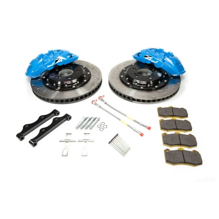 Alcon 2009+ Nissan GT-R R35 380x33mm Rotor 4 Piston Caliper RC4 Rear Axle Kit - Sky Blue