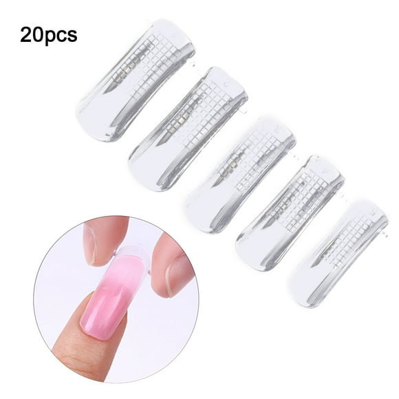 Nail art tool Full cover nail Square nail tips Plastic artificial natural nail Transparent fake nail