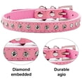 thumbnail image 3 of Collar para perros ancho y grueso con remaches de cuero. Adecuado para cuellos de 14" a 17", variedad media., 3 of 5