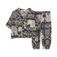 thumbnail image 1 of Icvfdpl Pyjama Fille Imprimé Complet T-Shirt Manches Courtes Ensemble 2 Pcs Pyjama Décontracté 4-5 Ans, 1 of 4