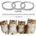 thumbnail image 2 of ORUYROP Cat Calming Collars 3 Pack, Pheromone Calming Collar for Cats, Natural, Adjustable, Waterproof Relieve Cat Anxiety Collar, Kitten Pheromone Collars for 60 Days Safe Use (Grey), 2 of 7