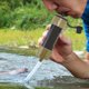 thumbnail image 1 of Purificador de supervivencia portátil para viajes de campamento Senderismo Escalada Mochilero Válvula de 0,1 micras de agua flotante Filtración Ejercito verde DYNWAVEMX Purificador de ahorro, 1 of 8