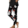 thumbnail image 2 of Gamivast Yoga Pants Women Christmas Holiday High Waist Workout Leggings Stretchy Tummy Control Printed Pants Casual Butt Lifting Leggings Winter Trendy Holiday Costumes, 2 of 6