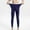 Navy Full Length Pants, variant on safuny Leggings for Men High Waist Soft Slim Fit High Waist Solid Color Comfy Lounge Casual Fashion Fall Winter Long Trousers Black XL