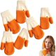 thumbnail image 1 of Guantes tontos de ganso, 2026 nuevos lindos guantes de ganso de invierno con forro suave y cálido, regalo para mujeres, guantes para clima frío,3 pares, 1 of 6