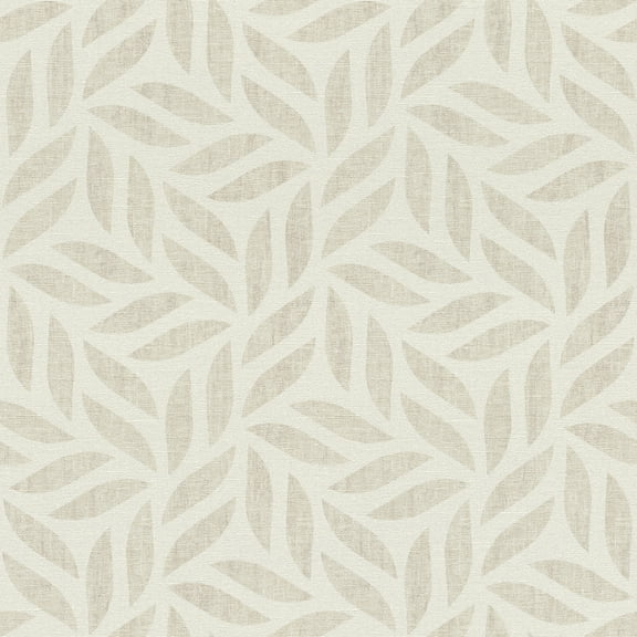 Advantage Sagano Taupe Leaf Wallpaper