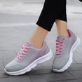 thumbnail image 4 of AUDeals Women's Orthopedic Walking Shoes, Slip On Sneakers with Arch Support for Swollen Feet and Daily Pain Relief (Pink, 7), 4 of 8