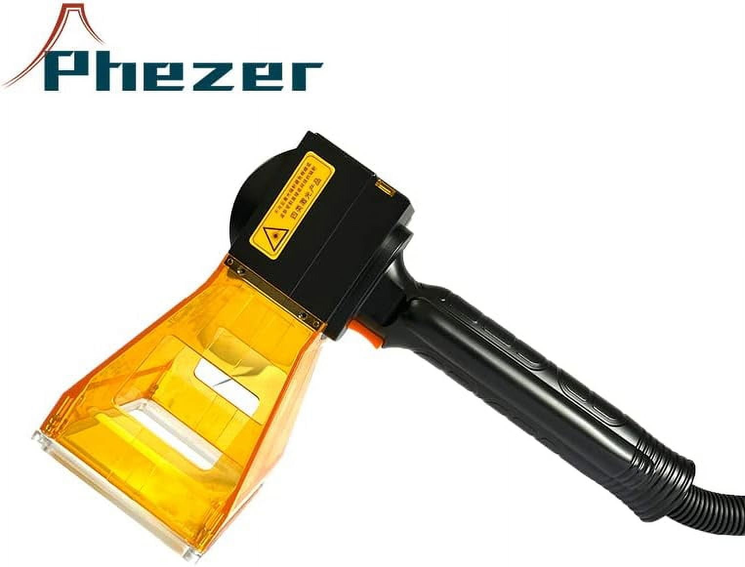 Phezer PL5-PLUS 30W Handheld La/ser Engraver, 0.01mm Engraving Accuracy Higher Accuracy Fiber DIY Wood La/ser Cutter and Engraver Machine for Precision Metal Electronics Jewelry Cosmetic