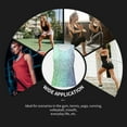 thumbnail image 4 of Wukai Beautiful Glitter Print &nbsp;Women's Workout Tank Top Mesh Yoga Shirts Athletic Running Tank Tops Athletic Gym Shirts -, 4 of 8