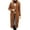 Brown, variant on Aoochasliy Womens Cardigan Clothes Knit Mid-length Irregular Lapel Sweater Buttons Cardigan