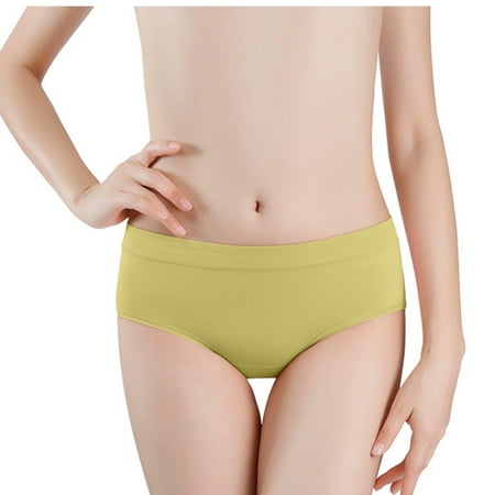 yillto Soft Hipster Underwear for Women Seamless Full Coverage Panty Ladies Comfort Breathable Stretch Briefs