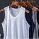 thumbnail image 4 of Camisetas sin mangas de malla de seda helada para hombre, camiseta sin mangas transparente para culturismo, chaleco de Fitness, camisetas musculosas de malla para hombre, 1 ud., 4 of 5
