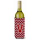 thumbnail image 1 of Letra V Chevron Granate Y Botella De Vino Blanco Bebida Aislador Hugger Cj1049-Vliterk, 1 of 1