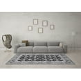 thumbnail image 3 of Ahgly Company Indoor Square Abstract Gray Modern Area Rugs, 7' Square, 3 of 4