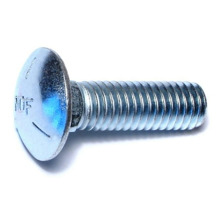 

7/16 -14 x 1-1/2 Zinc Grade 5 Carriage Bolts (50 pcs.)