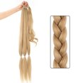 thumbnail image 1 of Pelucas trenzada de cola de caballo de pelo largo para mujer, extensiones de cabello sintéticas envolventes de moda con diadema, pieza de cabello de cola de caballo natural para mujer, 31 pulgadas, 15, 1 of 3