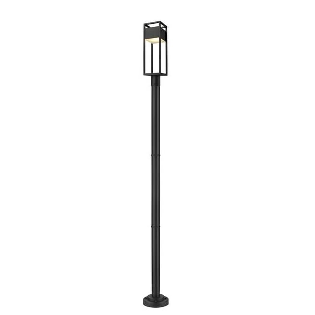 Z Lite 585PHMR-567P-BK-LED 95 in. Barwick LED Black Outdoor Post Mounted Fixture
