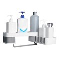 thumbnail image 1 of Amdohai Bathroom Corner Shelf No Drilling Wall-mounted Storage Rack Holder Cabinets, 1 of 7