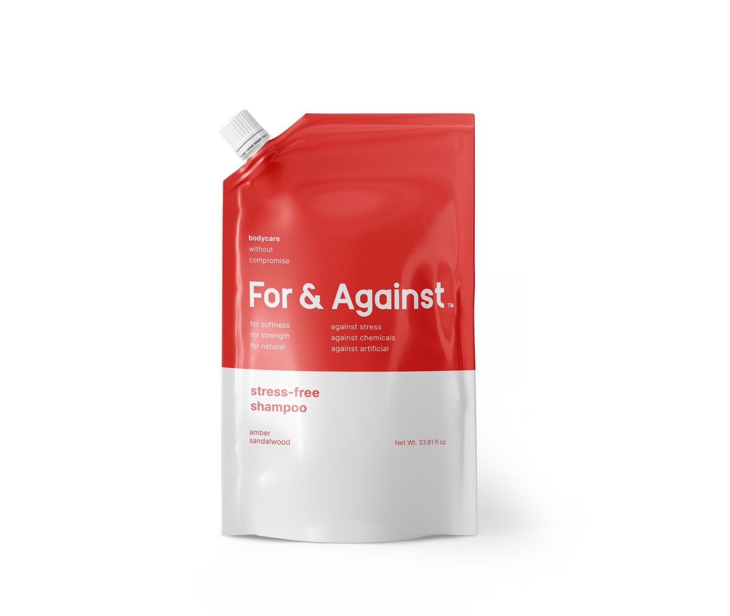 For & Against All Natural Stress Free Shampoo Pouch