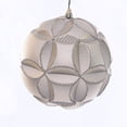 thumbnail image 1 of Vickerman 6" Champagne Matte Clover Ball Ornament, 2 per Bag, 1 of 2