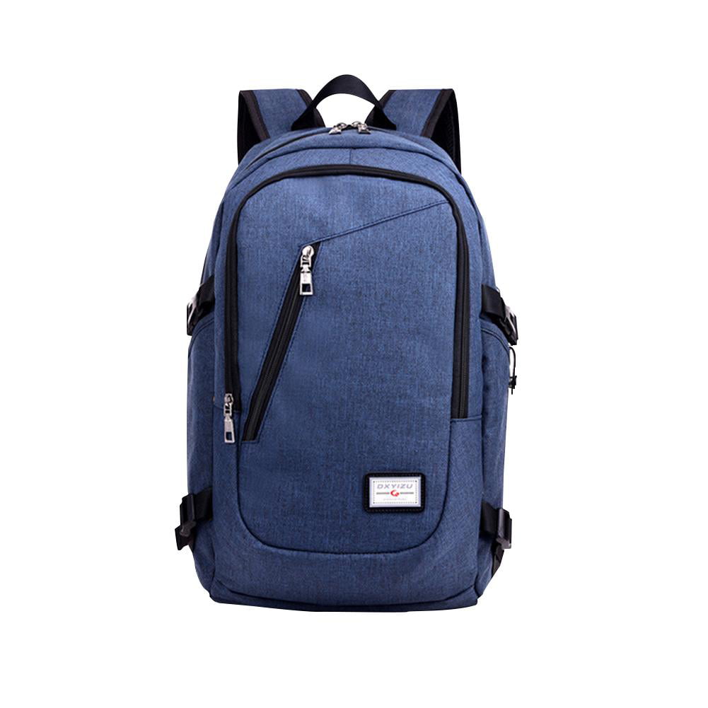 Laptop Backpack with USB Charging Port for Mobile Phones MP3 Notebook  Waterproof Rucksack Bag for Men