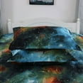 thumbnail image 3 of PiccoCasa 3D Galaxy Printed Duvet Cover Bedding Set of 3, Queen Multicolor, 3 of 7