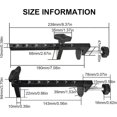 thumbnail image 5 of Extended widened Cclamp cabinet tool mounting clip table clamp drawer front installation clamp woodworking tool, 5 of 5