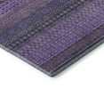 thumbnail image 4 of Addison Rugs Mayfield Washable Transitional Stripes Purple Rectangle Rug, 2'6" x 3'10", 4 of 5