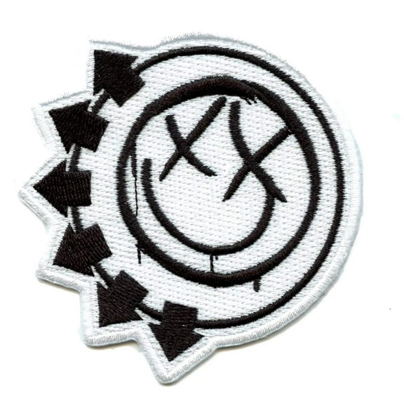Blink 182 Punk Patch Six-Arrow Smile Embroidered Iron-On