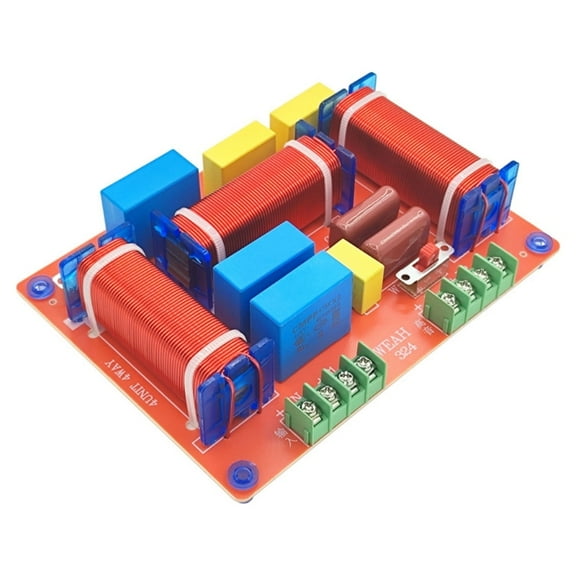 Speaker Sound Optimizers, 400W 3 Way Audiophiles Crossovers with Adjustable Frequency Dividers