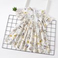 thumbnail image 1 of Gyratedream Summer Kids Baby Girl Flutter Sleeve Floral Princess Dress Sundress,5-6Y, 1 of 5