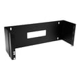 thumbnail image 3 of StarTech.com 4U Hinged Wall Mount Patch Panel Bracket - 6 inch Deep - 19" Patch Panel Swing Rack for Shallow Network Equipment- 33lbs (WALLMOUNTH4) - Wall mount bracket - 4U - 19", 3 of 10