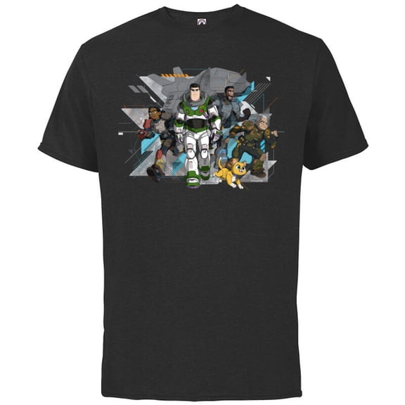 Disney and Pixar’s Lightyear Characters - Short Sleeve Cotton T-Shirt for Adults - Customized-Black