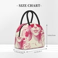 thumbnail image 2 of Balery Ace Of Diamonds Lady Bolsa de Almuerzo para Mujeres, Caja de Almuerzo, Bolsa de Almuerzo Pequeña Impermeable, Tote de Almuerzo Reutilizable con Gran Capacidad, 2 of 6