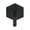 Black, variant on Brusque Bathroom Robe Hook in Chrome