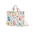 thumbnail image 7 of FORMRS Womens Corduroy Tote Bag Crossbody Shoulder Handbag with Pocket, Cute Easter Eggs, 7 of 7