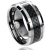 Daxx Men's Tungsten Carbide Black Carbon