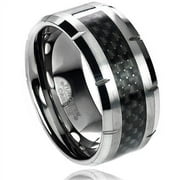 Daxx Men's Tungsten Carbide Black Carbon