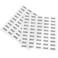 thumbnail image 6 of Milisten 20 Sheets Mailbox with Number Stickers Digital Label 4.00X2.00X0.10CM, 6 of 8